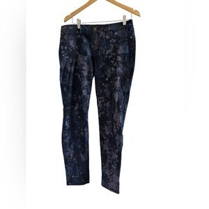 Jessica Simpson Dark Blue Patterned Jeans Size 31
